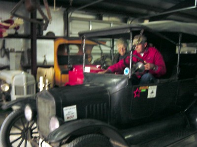 Roger and Edna Neil heading out in the 1920 Ford - Slide 5