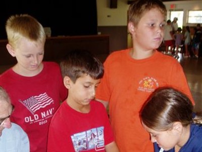 Ham Radio Demo for Summer Camp Kids at Tringali Center -  Photos by Martin W4MHH - Slide 28