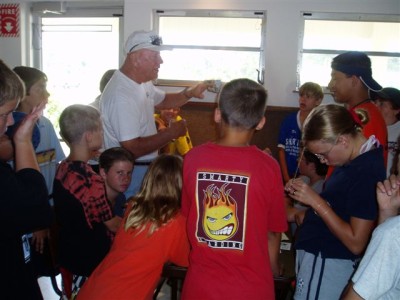 Ham Radio Demo for Summer Camp Kids at Tringali Center -  Photos by Martin W4MHH - Slide 46